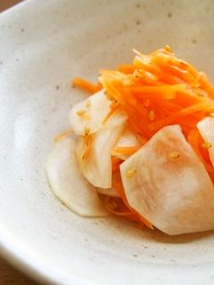 かぶと人参の酢の物♪-レシピのメイン写真