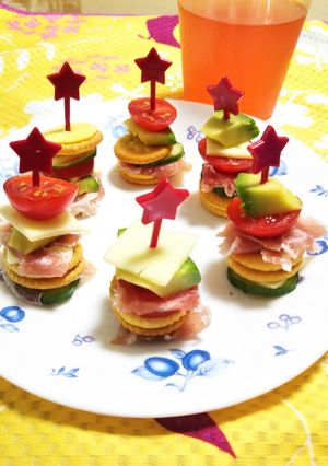 プチチーズのおつまみピンチョス-レシピのメイン写真