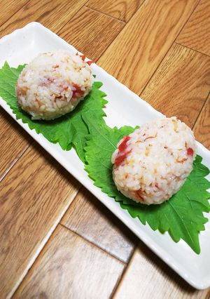 行楽弁当に♪さっぱり梅おかかの大葉巻き-レシピのメイン写真