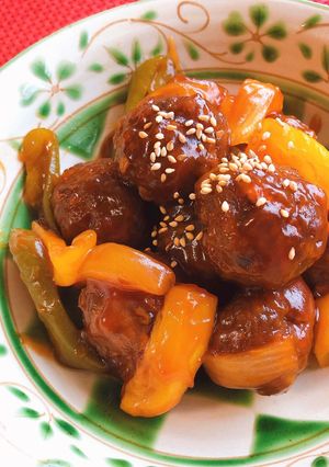 酢豚風♪肉団子-レシピのメイン写真
