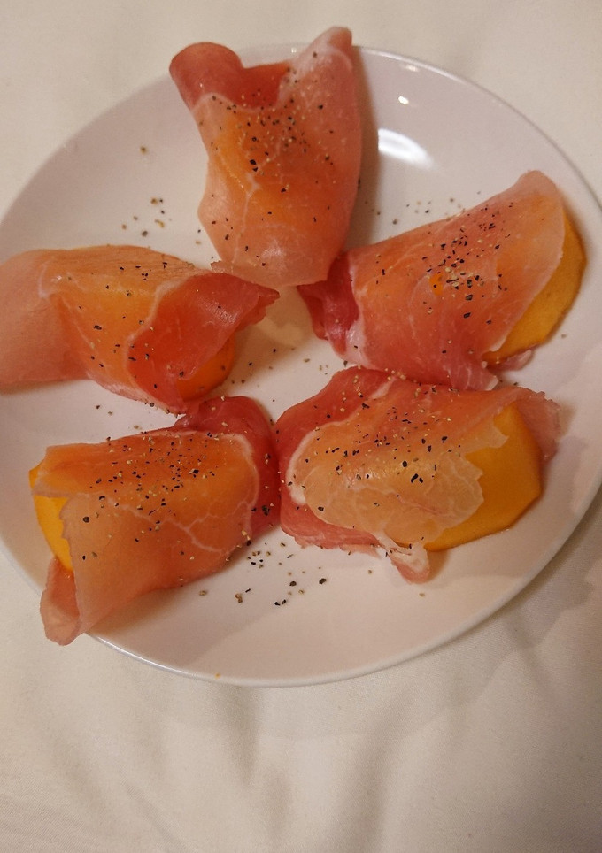 秋の味覚☆柿の生ハム巻き-レシピのメイン写真