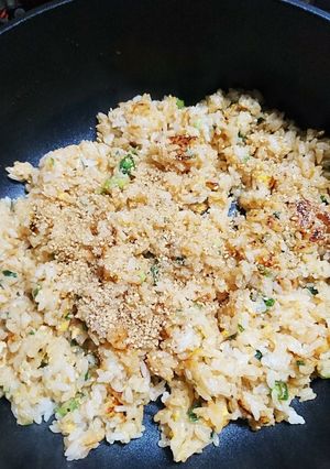 手羽元焼いた後のエキスで焼き飯-レシピのメイン写真