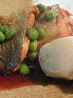 生秋鮭の甘辛煮 新里芋を添えて-レシピのメイン写真