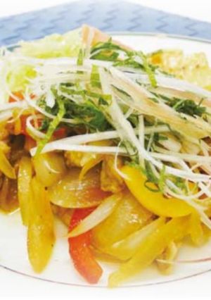 香味野菜とポークのさわやか生姜焼き-レシピのメイン写真