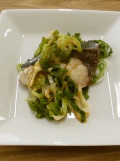 ぶりのねぎ蒸し(ねぎソースがけ)-レシピのメイン写真