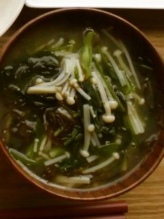 もずくのみそ汁-レシピのメイン写真