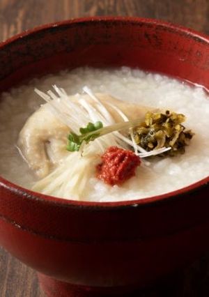 辛旨米麹醤の中華粥風鶏のお粥-レシピのメイン写真