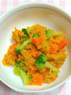 離乳食 パンプキンサラダ-レシピのメイン写真