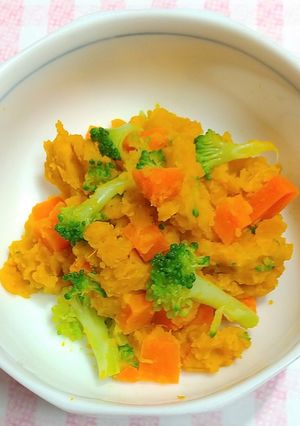 離乳食 パンプキンサラダ-レシピのメイン写真