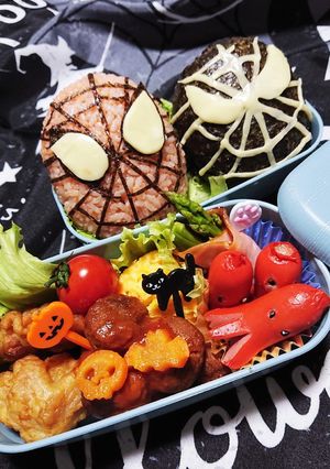キャラ弁　スパイダーマン-レシピのメイン写真