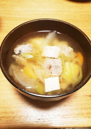 卵白不使用！岩手の味！さんまのつみれ汁-レシピのメイン写真