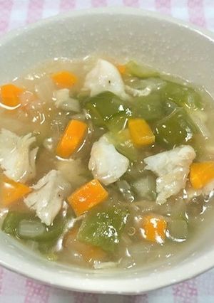 離乳食　野菜と白身魚のあんかけ煮-レシピのメイン写真