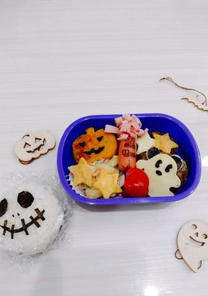 保育園　年少さん　ハロウィン弁当2020-レシピのメイン写真