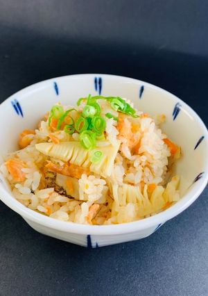 鮭缶の炊き込みご飯-レシピのメイン写真