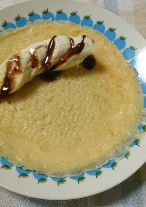 我が家の米粉のクレープ　-レシピのメイン写真