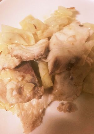 ボラとキャベツの中華風胡麻油和え-レシピのメイン写真