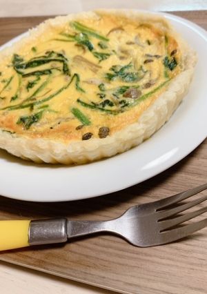 秋の魅力満点キッシュ-レシピのメイン写真