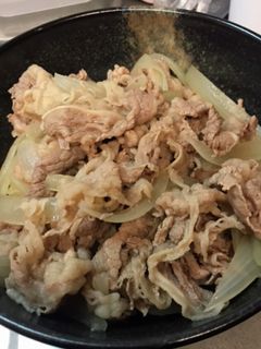 【簡単】牛丼 すき家風 覚書-レシピのメイン写真