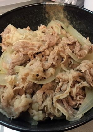 【簡単】牛丼 すき家風 覚書-レシピのメイン写真