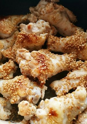 簡単！手羽元のパリパリ焼き〜♪♪-レシピのメイン写真