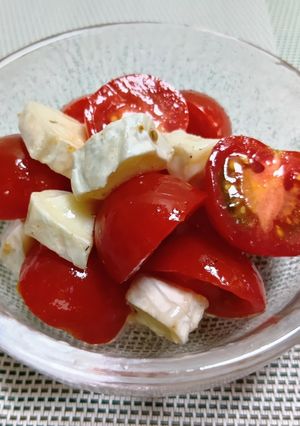 ミニトマトとカマンベールチーズカプレーゼ-レシピのメイン写真
