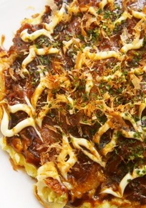 もち！カリ！餅入り米粉お好み焼き♪-レシピのメイン写真