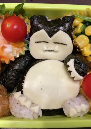 53キャラ弁　カビゴン-レシピのメイン写真