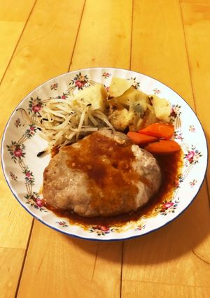 ふっくらジューシーハンバーグ♪オーブン♪-レシピのメイン写真