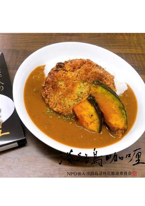 肉マシマシおかずな南瓜コロッケカレー-レシピのメイン写真