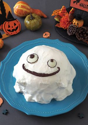 ボウルで出来る!簡単おばけケーキ-レシピのメイン写真