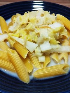 犬ご飯 豆乳仕立てのホタテのパスタ-レシピのメイン写真