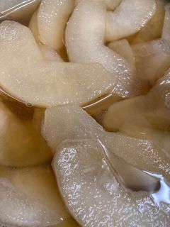 きび砂糖で作る梨のコンポート-レシピのメイン写真