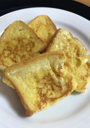 甘くないフレンチトースト-レシピのメイン写真