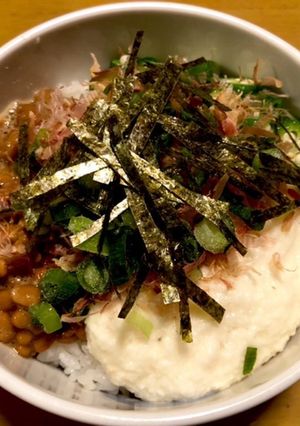 ネバネバ丼。-レシピのメイン写真