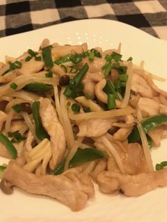 豚ロース薄切り肉ともやしの甘辛炒め-レシピのメイン写真