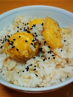 玄米の栗ご飯-レシピのメイン写真