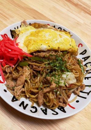 オム焼きそば-レシピのメイン写真