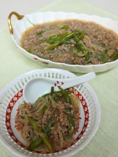 さやいんげんと春雨の中華風煮物-レシピのメイン写真