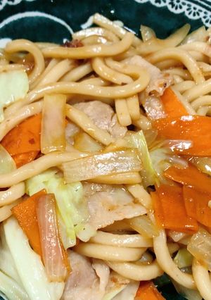冷凍うどんでもちもち焼うどん-レシピのメイン写真