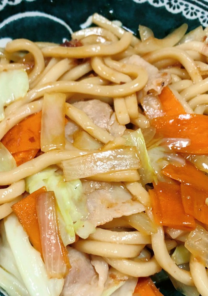 冷凍うどんでもちもち焼うどん-レシピのメイン写真