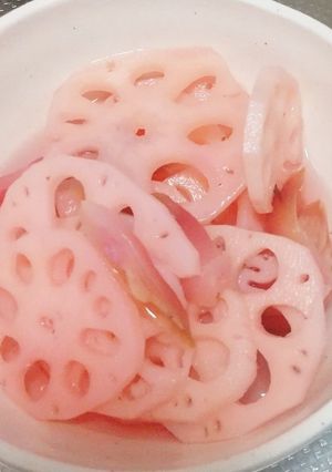 レンコンとミョウガの酢漬け-レシピのメイン写真