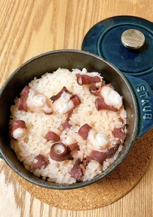 ストウブで簡単！1合たこ飯-レシピのメイン写真