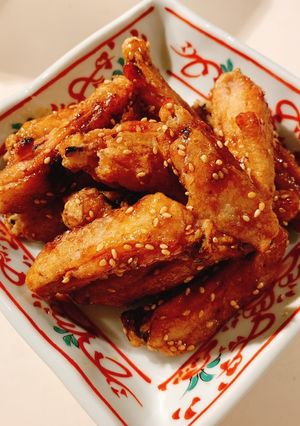 簡単！美味しい！鶏手羽中甘辛チキン☆-レシピのメイン写真