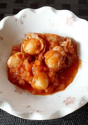 ホタテチリ-レシピのメイン写真