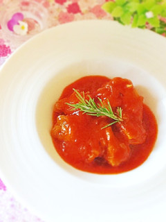 鶏肉のトマト煮込み♬-レシピのメイン写真