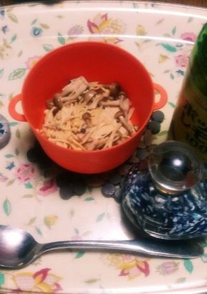 レンジで簡単に！きのこのレモン醤油和え-レシピのメイン写真
