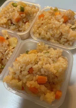 レバー粉末と野菜のトマトリゾット　離乳食-レシピのメイン写真