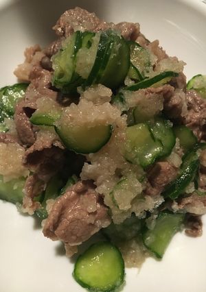 スピードメニュー☆牛肉のおろし和え-レシピのメイン写真