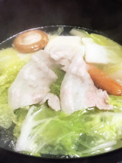白菜たっぷりの豚しゃぶ鍋-レシピのメイン写真