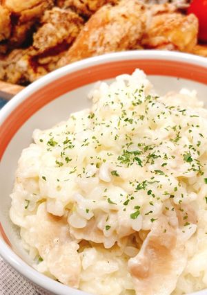 サッポロ一番塩ラーメンdeミルクリゾット-レシピのメイン写真
